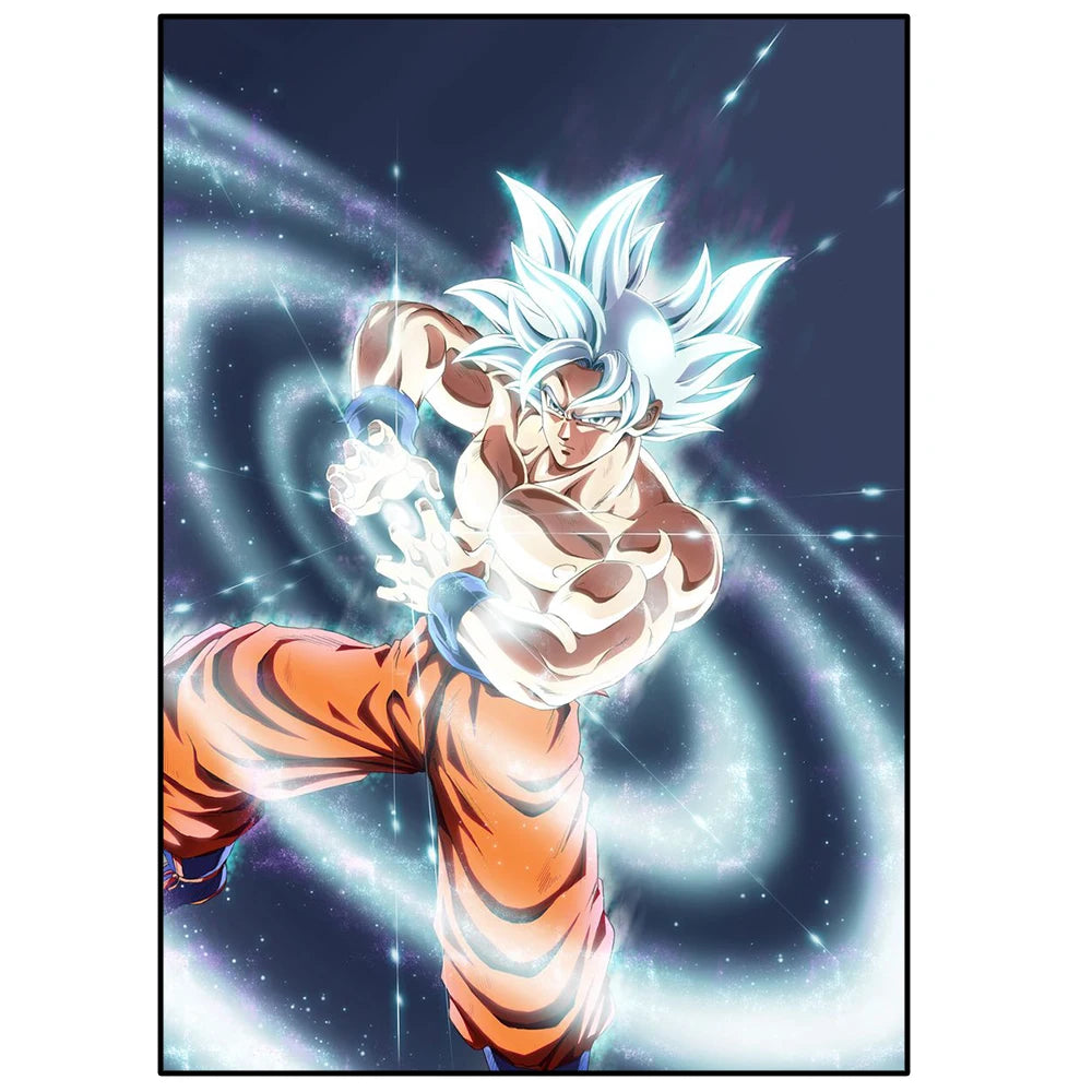 Japanese Anime Surrounding anime de accion Nº1 Poster Super Saiyan 