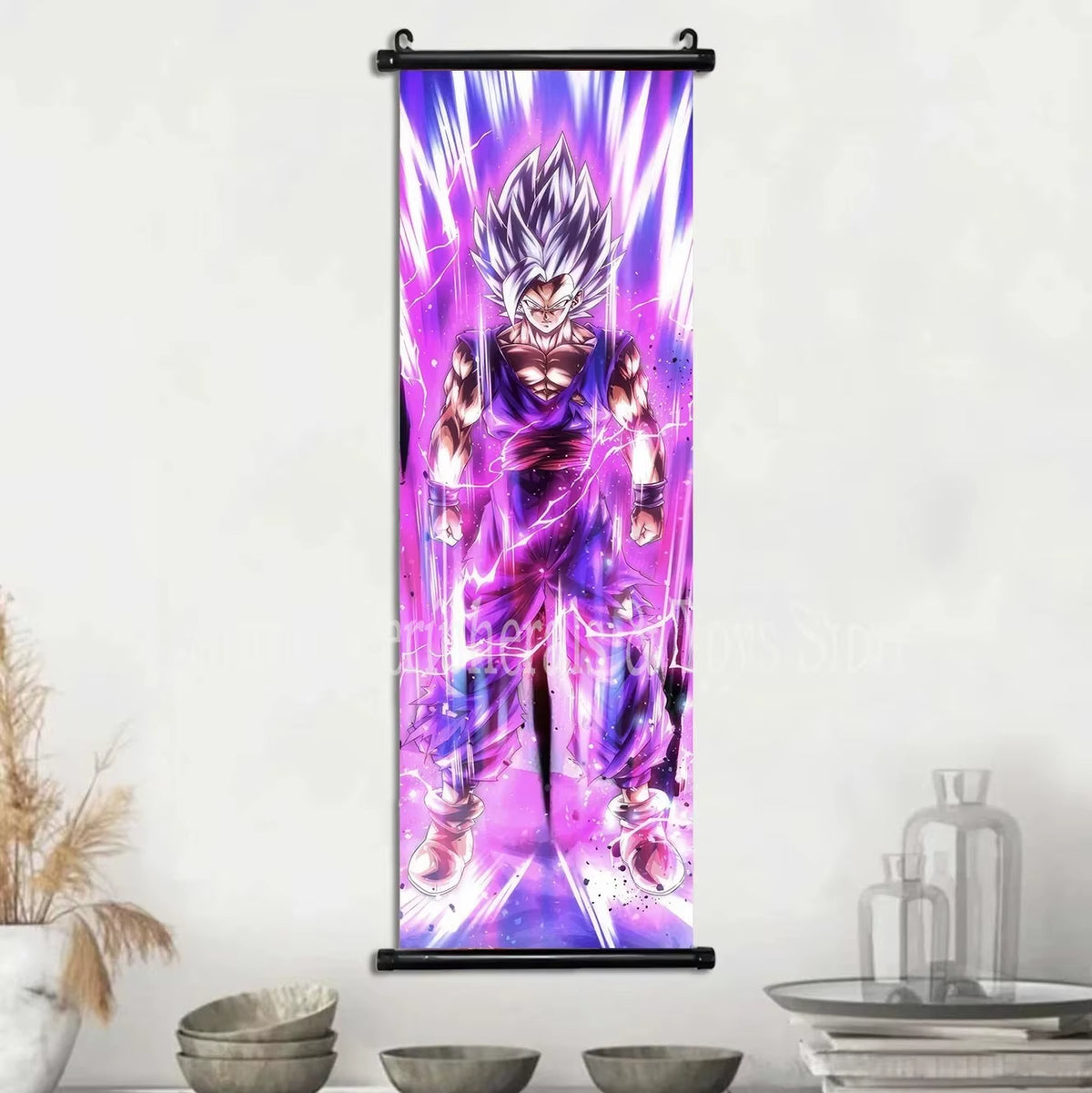 Cuadro Lienzo Colgante Anime de acción - Póster Pergamino Super Saiyan