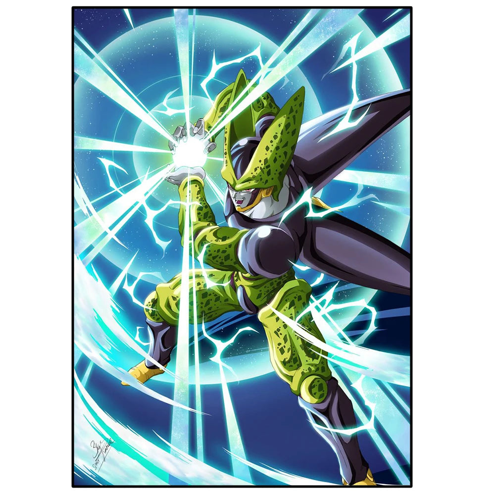 Japanese Anime Surrounding anime de accion Nº1 Poster Super Saiyan 
