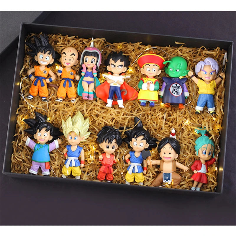 Set de Figuras Coleccionables Dragon Ball Z - Minis de Acción Goku, Vegeta, Broly y Más