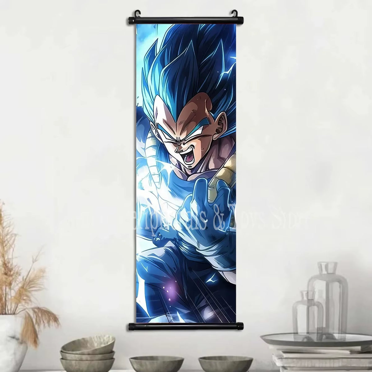 Cuadro Lienzo Colgante Anime de acción - Póster Pergamino Super Saiyan