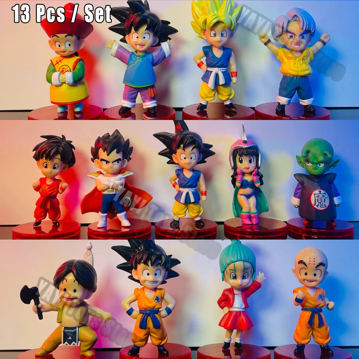 Set de Figuras Coleccionables Dragon Ball Z - Minis de Acción Goku, Vegeta, Broly y Más