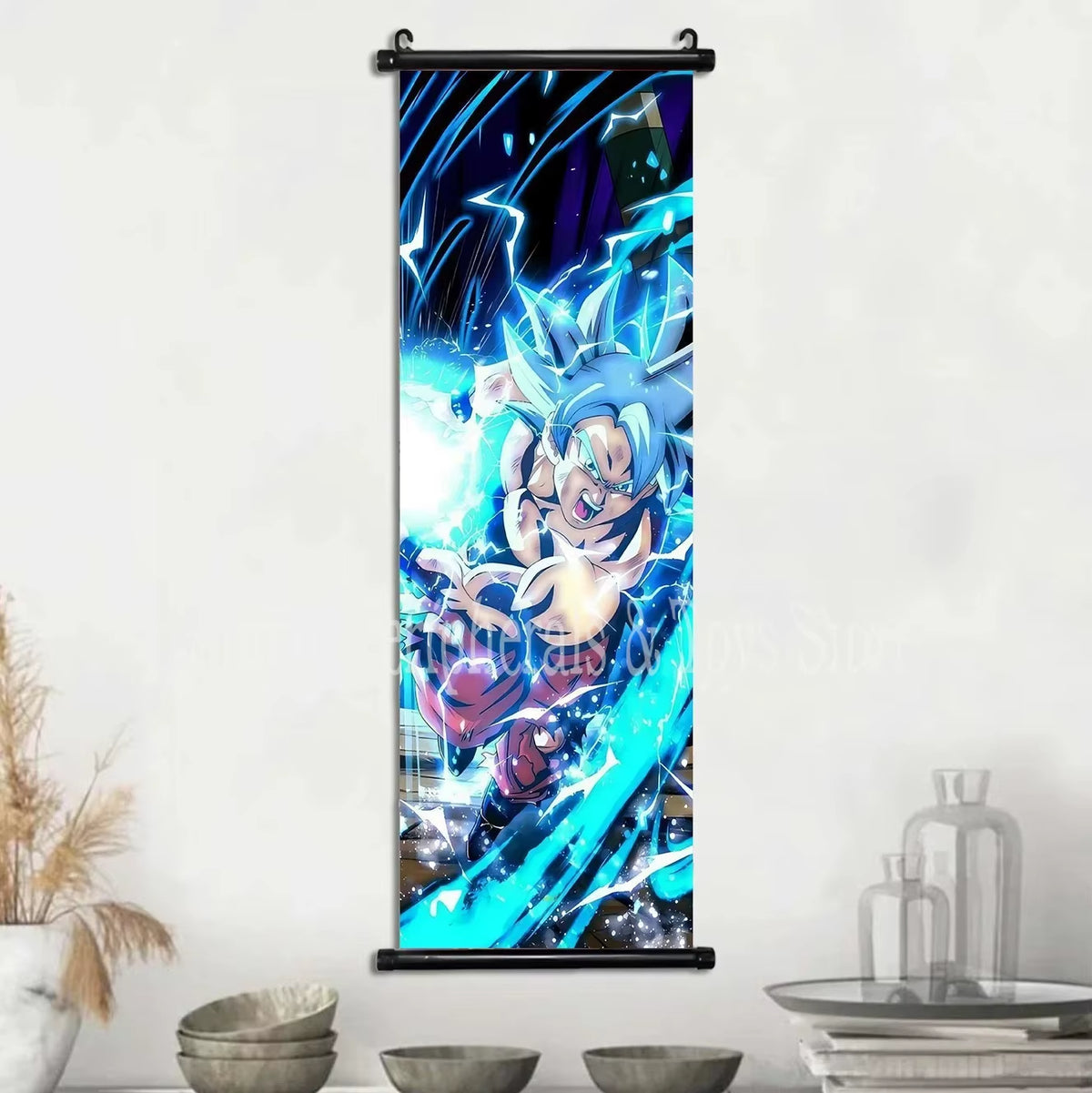 Cuadro Lienzo Colgante Anime de acción - Póster Pergamino Super Saiyan