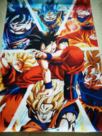Japanese Anime Surrounding anime de accion Nº1 Poster Super Saiyan 