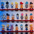 Set de Figuras Coleccionables Dragon Ball Z - Minis de Acción Goku, Vegeta, Broly y Más
