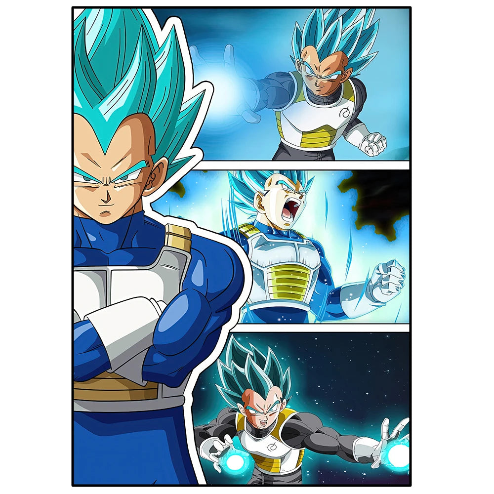 Japanese Anime Surrounding anime de accion Nº1 Poster Super Saiyan 