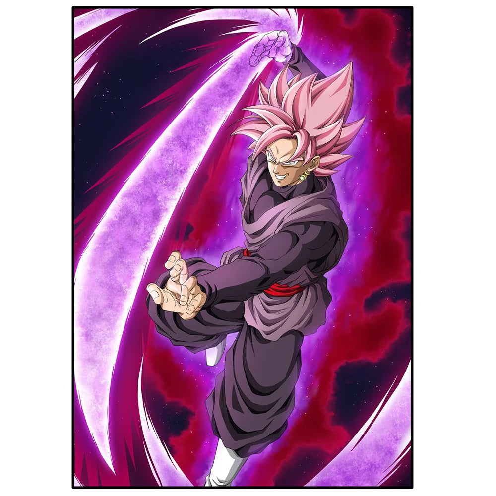 Japanese Anime Surrounding anime de accion Nº1 Poster Super Saiyan 