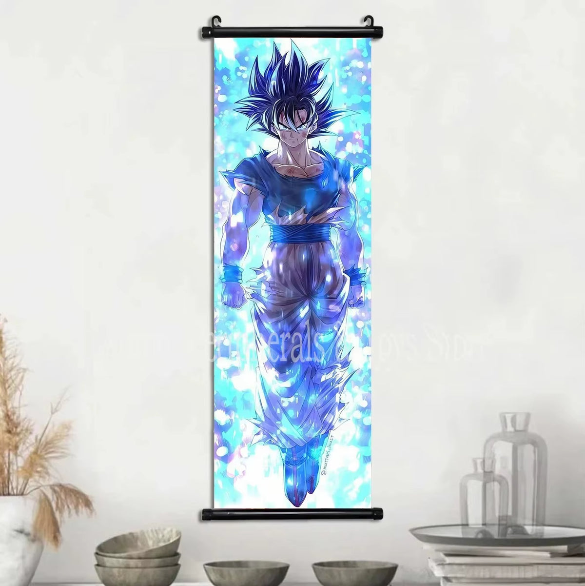 Cuadro Lienzo Colgante Anime de acción - Póster Pergamino Super Saiyan