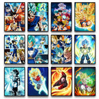 Japanese Anime Surrounding anime de accion Nº1 Poster Super Saiyan 