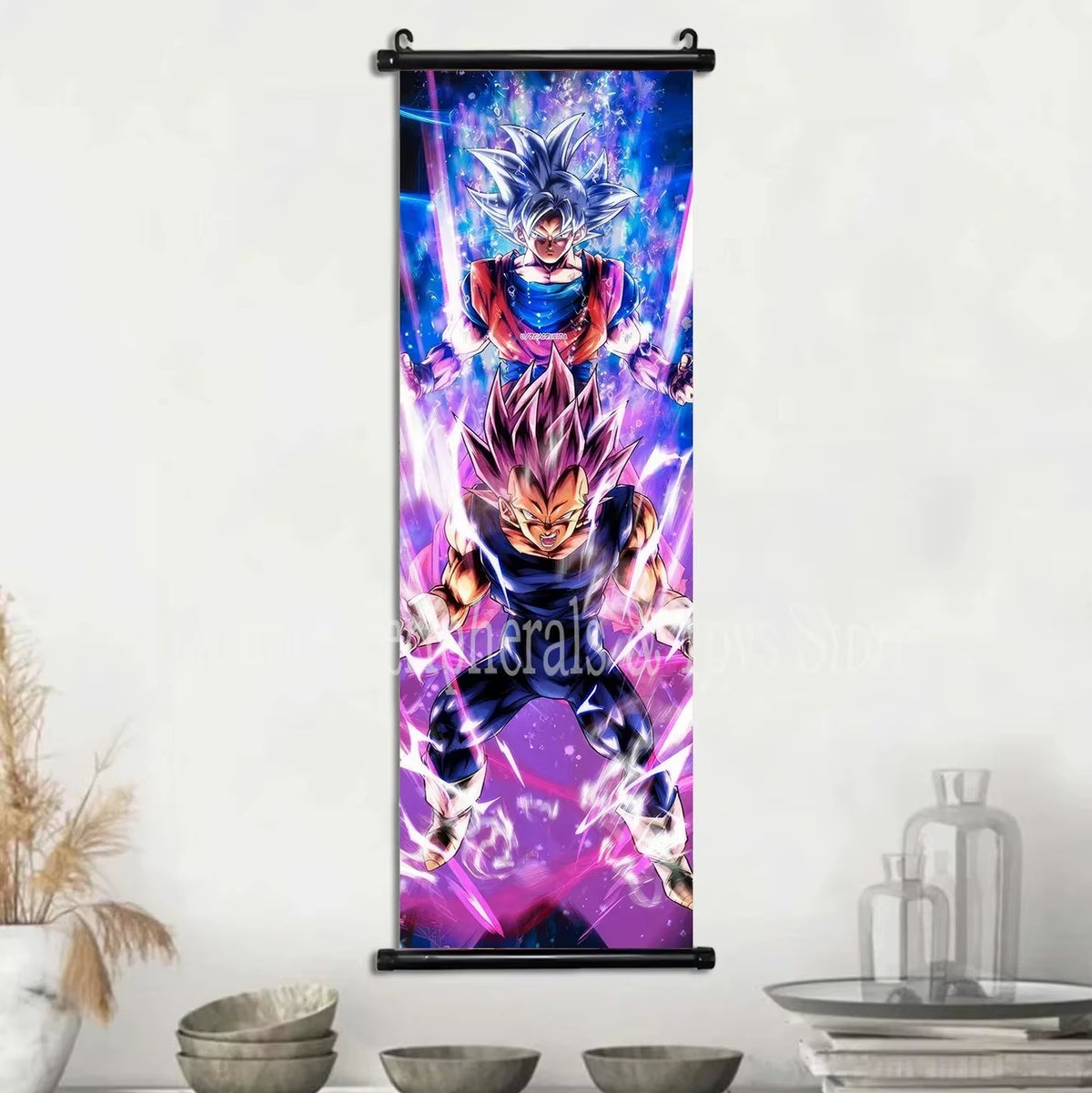 Cuadro Lienzo Colgante Anime de acción - Póster Pergamino Super Saiyan