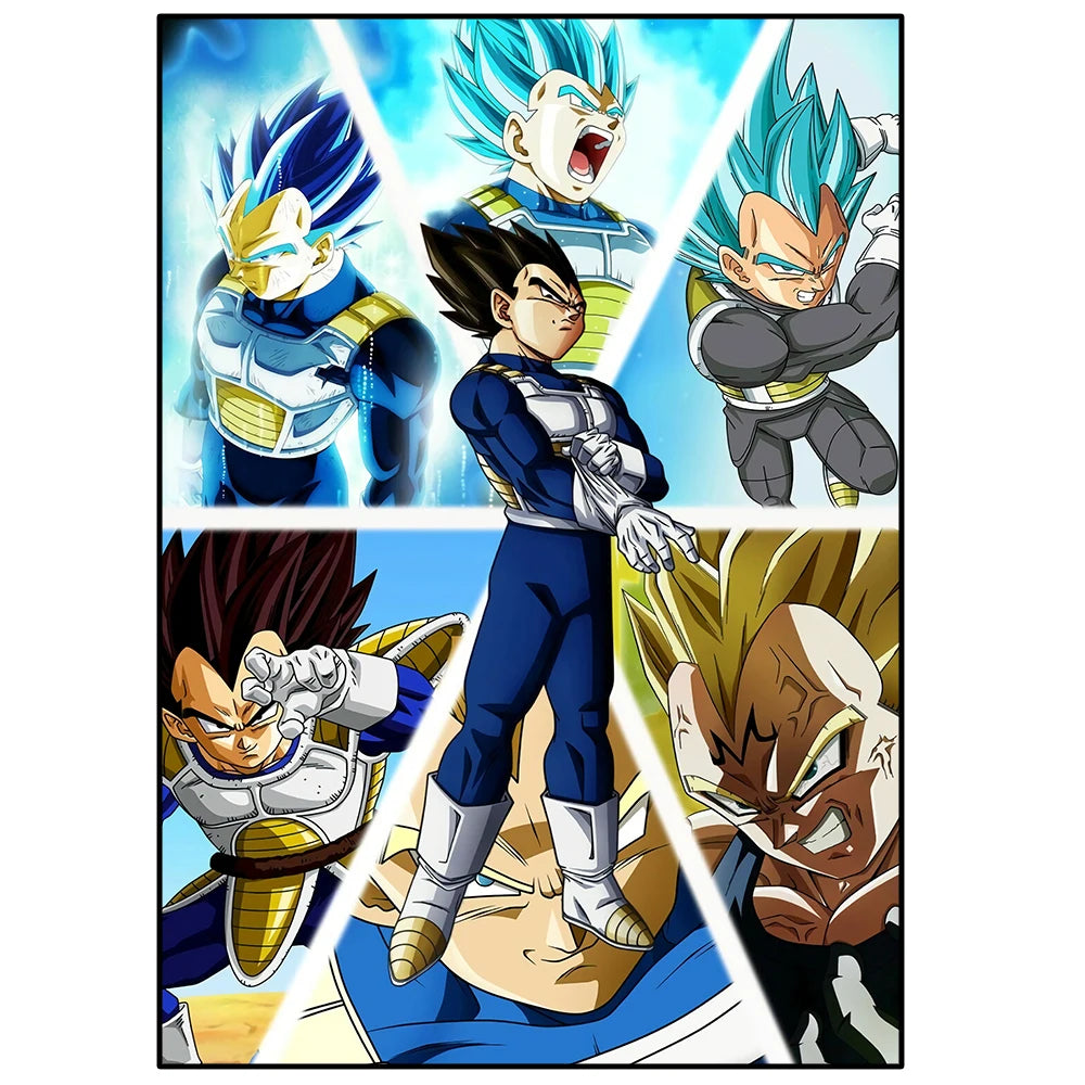 Japanese Anime Surrounding anime de accion Nº1 Poster Super Saiyan 