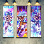 Cuadro Lienzo Colgante Anime de acción - Póster Pergamino Super Saiyan