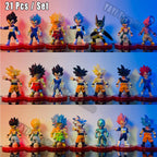 Set de Figuras Coleccionables Dragon Ball Z - Minis de Acción Goku, Vegeta, Broly y Más