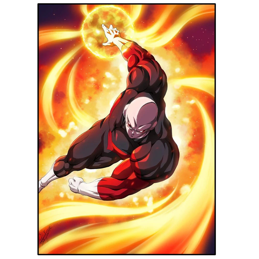 Japanese Anime Surrounding anime de accion Nº1 Poster Super Saiyan 