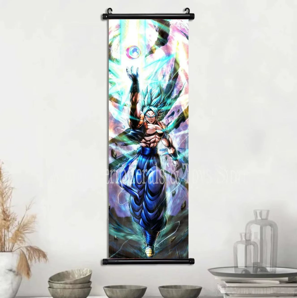 Cuadro Lienzo Colgante Anime de acción - Póster Pergamino Super Saiyan
